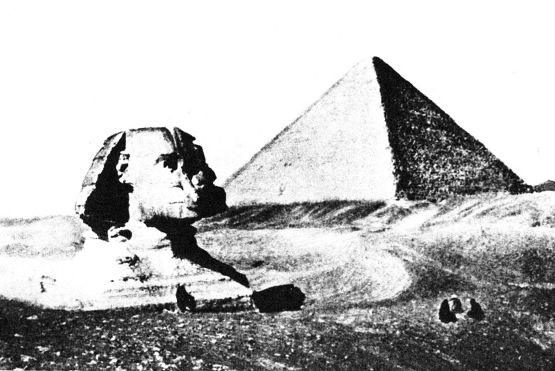Ил. 3.2. Ф. Фрит (Англия). Пирамида Хеопса и сфинкс. 1850-е годы